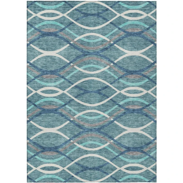 Addison Chantille ACN757-Teal 8 ft. X 10 ft. Rectangle Rug
