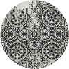 Addison Chantille ACN758-Black 8 ft. X 8 ft. Round Rug