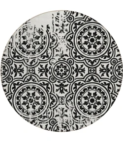 Addison Chantille ACN758-Black 8 ft. X 8 ft. Round Rug