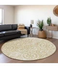 Addison Chantille ACN758-Gold 8 ft. X 8 ft. Round Rug