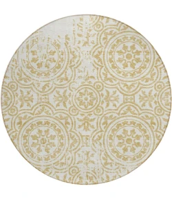 Addison Chantille ACN758-Gold 8 ft. X 8 ft. Round Rug