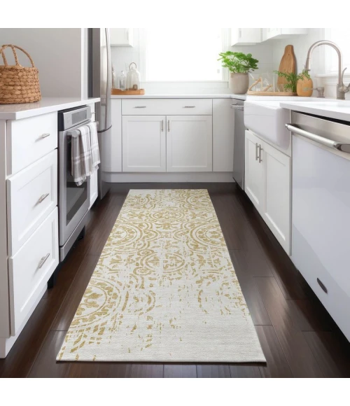 Addison Chantille ACN758-Gold 2 ft. 3 in. X 7 ft. 6 in. Rectangle Rug