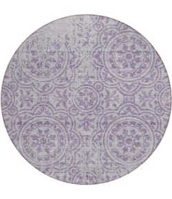 Addison Chantille ACN758-Lavender 8 ft. X 8 ft. Round Rug