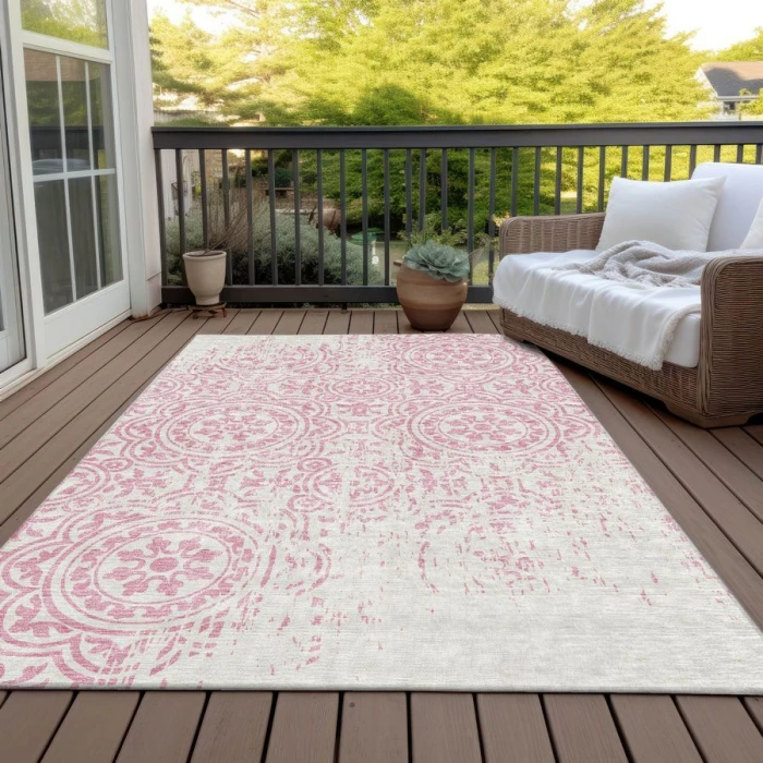 Addison Chantille ACN758-Pink 10 ft. X 14 ft. Rectangle Rug
