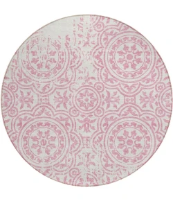 Addison Chantille ACN758-Pink 8 ft. X 8 ft. Round Rug