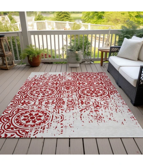 Addison Chantille ACN758-Red 8 ft. X 10 ft. Rectangle Rug