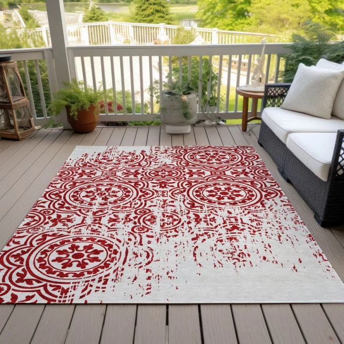 Addison Chantille ACN758-Red 9 ft. X 12 ft. Rectangle Rug