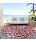 Addison Chantille ACN758-Red 8 ft. X 8 ft. Round Rug