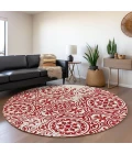 Addison Chantille ACN758-Red 8 ft. X 8 ft. Round Rug