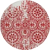 Addison Chantille ACN758-Red 8 ft. X 8 ft. Round Rug