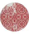 Addison Chantille ACN758-Red 8 ft. X 8 ft. Round Rug