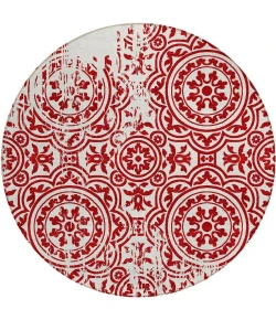 Addison Chantille ACN758-Red 8 ft. X 8 ft. Round Rug