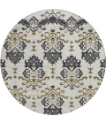 Addison Chantille ACN759-Black 8 ft. X 8 ft. Round Rug