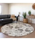 Addison Chantille ACN759-Chocolate 8 ft. X 8 ft. Round Rug