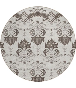 Addison Chantille ACN759-Chocolate 8 ft. X 8 ft. Round Rug