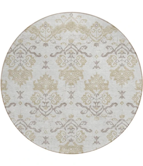 Addison Chantille ACN759-Ivory 8 ft. X 8 ft. Round Rug