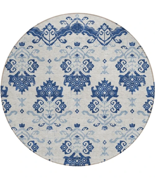 Addison Chantille ACN759-Navy 8 ft. X 8 ft. Round Rug