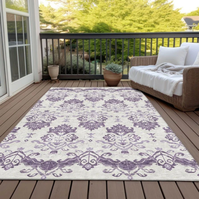 Addison Chantille ACN759-Purple 9 ft. X 12 ft. Rectangle Rug