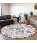 Addison Chantille ACN759-Purple 8 ft. X 8 ft. Round Rug