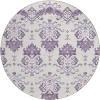 Addison Chantille ACN759-Purple 8 ft. X 8 ft. Round Rug