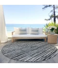 Addison Chantille ACN760-Black 8 ft. X 8 ft. Round Rug
