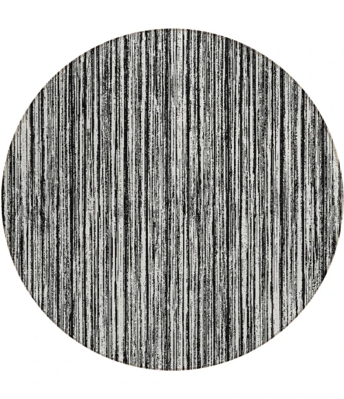 Addison Chantille ACN760-Black 8 ft. X 8 ft. Round Rug