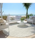 Addison Chantille ACN760-Ivory 8 ft. X 8 ft. Round Rug