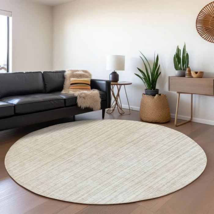 Addison Chantille ACN760-Ivory 8 ft. X 8 ft. Round Rug
