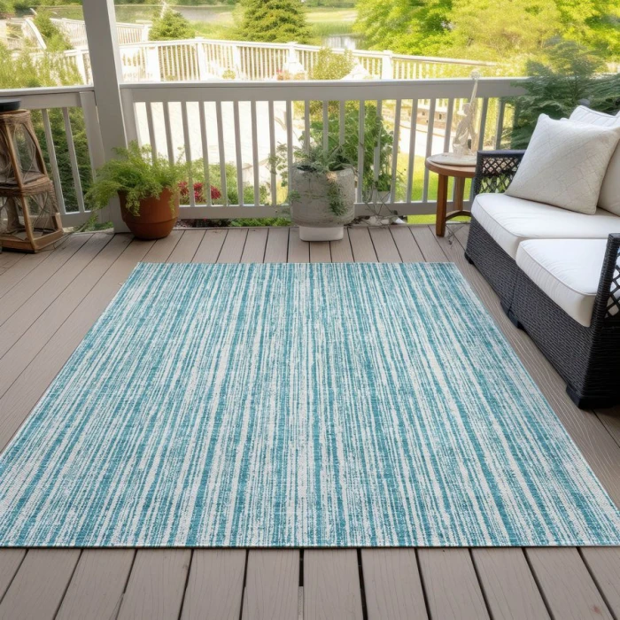 Addison Chantille ACN760-Teal 8 ft. X 10 ft. Rectangle Rug