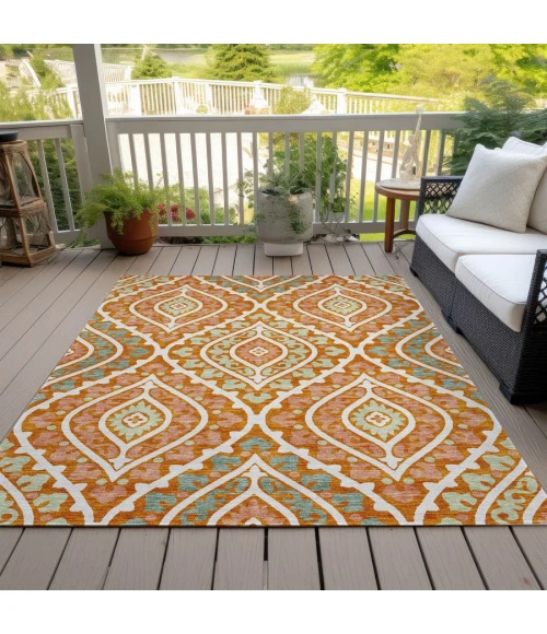 Addison Chantille ACN761-Orange 5 ft. X 7 ft. 6 in. Rectangle Rug