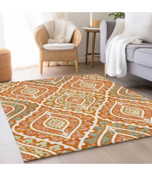 Addison Chantille ACN761-Orange 5 ft. X 7 ft. 6 in. Rectangle Rug