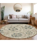 Addison Chantille ACN762-Beige 8 ft. X 8 ft. Round Rug