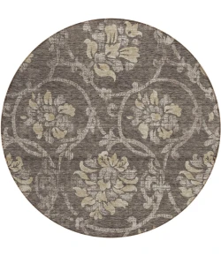 Addison Chantille ACN762-Brown 8 ft. X 8 ft. Round Rug
