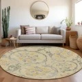 Addison Chantille ACN762-Gold 8 ft. X 8 ft. Round Rug