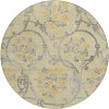 Addison Chantille ACN762-Gold 8 ft. X 8 ft. Round Rug
