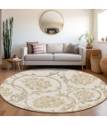 Addison Chantille ACN762-Ivory 8 ft. X 8 ft. Round Rug
