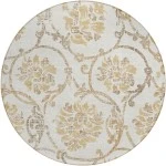 Addison Chantille ACN762-Ivory 8 ft. X 8 ft. Round Rug