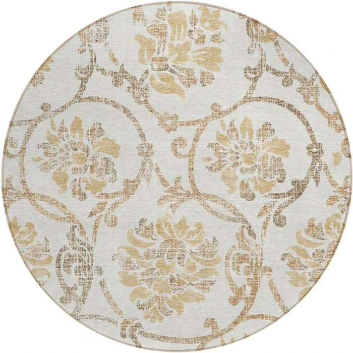 Addison Chantille ACN762-Ivory 8 ft. X 8 ft. Round Rug