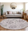 Addison Chantille ACN762-Lavender 8 ft. X 8 ft. Round Rug