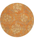 Addison Chantille ACN762-Orange 8 ft. X 8 ft. Round Rug