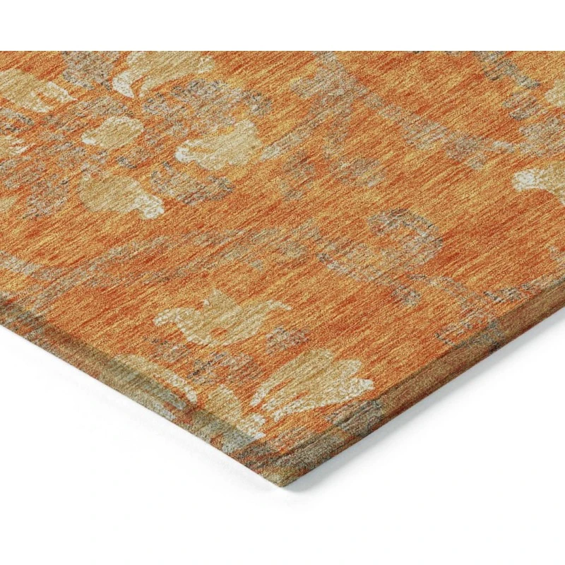 Addison Chantille ACN762-Orange 8 ft. X 8 ft. Round Rug