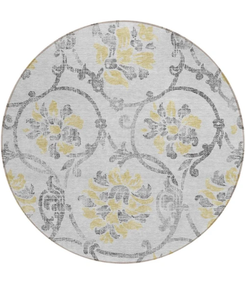Addison Chantille ACN762-Silver 8 ft. X 8 ft. Round Rug