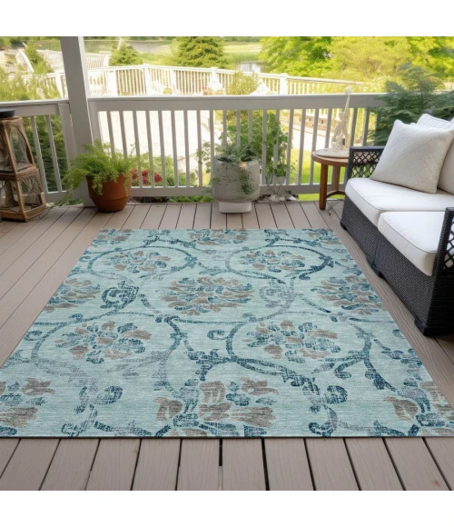 Addison Chantille ACN762-Teal 3 ft. X 5 ft. Rectangle Rug