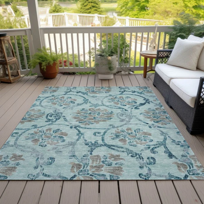 Addison Chantille ACN762-Teal 9 ft. X 12 ft. Rectangle Rug