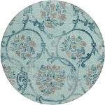 Addison Chantille ACN762-Teal 8 ft. X 8 ft. Round Rug
