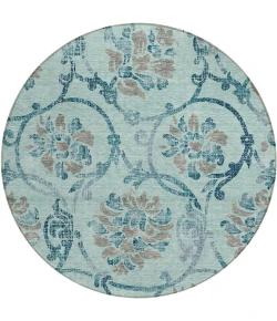 Addison Chantille ACN762-Teal 8 ft. X 8 ft. Round Rug