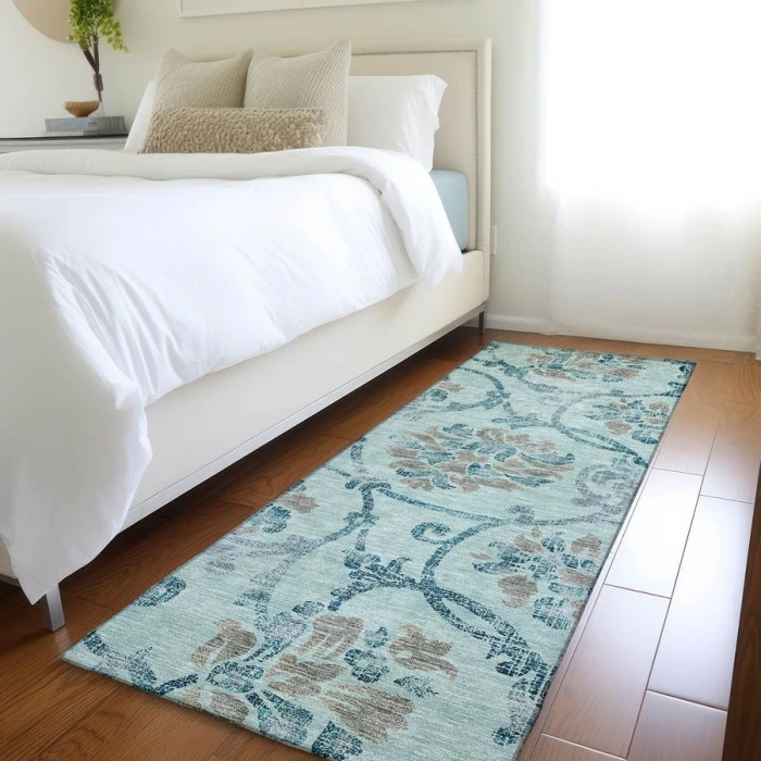 Addison Chantille ACN762-Teal 2 ft. 3 in. X 7 ft. 6 in. Rectangle Rug