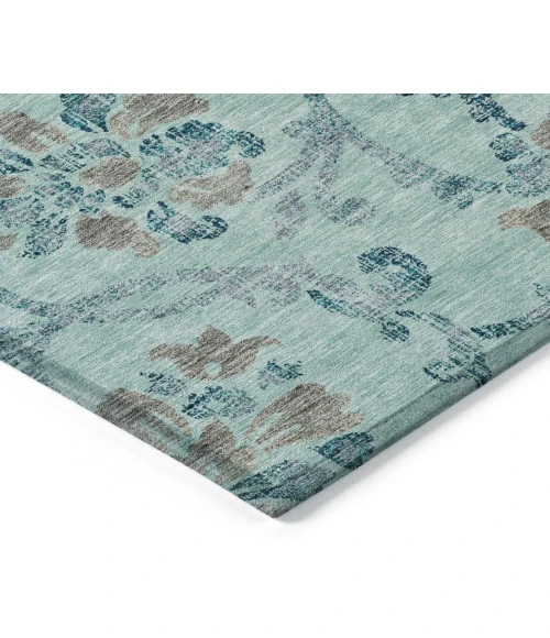 Addison Chantille ACN762-Teal 8 ft. X 8 ft. Round Rug