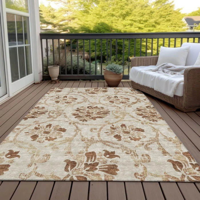 Addison Chantille ACN762-Terracotta 8 ft. X 10 ft. Rectangle Rug
