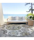Addison Chantille ACN763-Beige 8 ft. X 8 ft. Round Rug